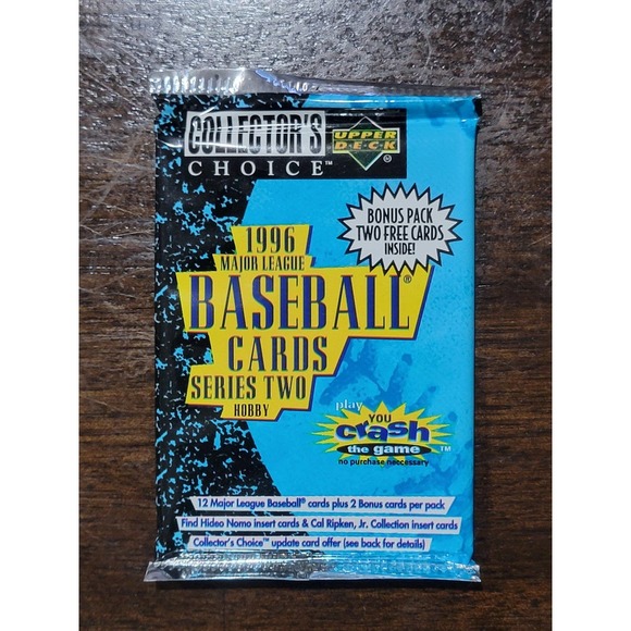 1996 Collector's Choice Upper Deck Series 2 Baseball Factory Sealed - Picture 2 of 3